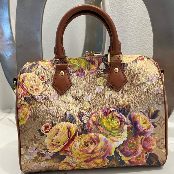 BRAND NEW GARDEN SPEEDY 25 Louis Vuitton flower monogram ๐ฅณ RARE ๐คฉ AUTHENTIC - Picture 7 of 10